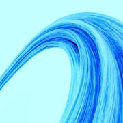 Dynamic light lines representing smooth energy flow